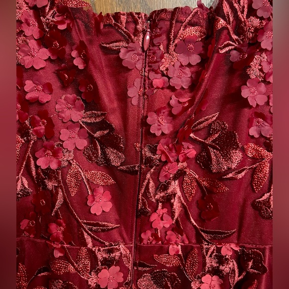 Torrid Red Floral Lace Dress - Picture 5 of 6